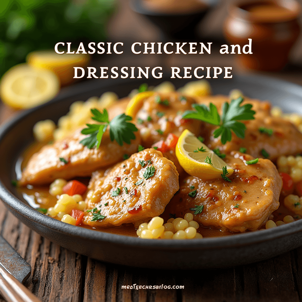 Chicken and Dressing Recipe