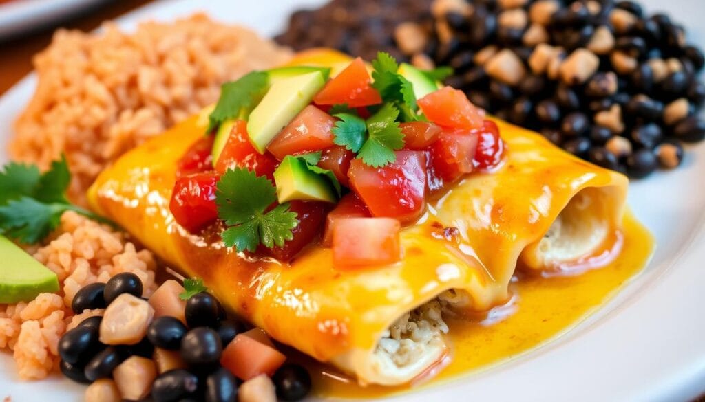 Chicken enchiladas