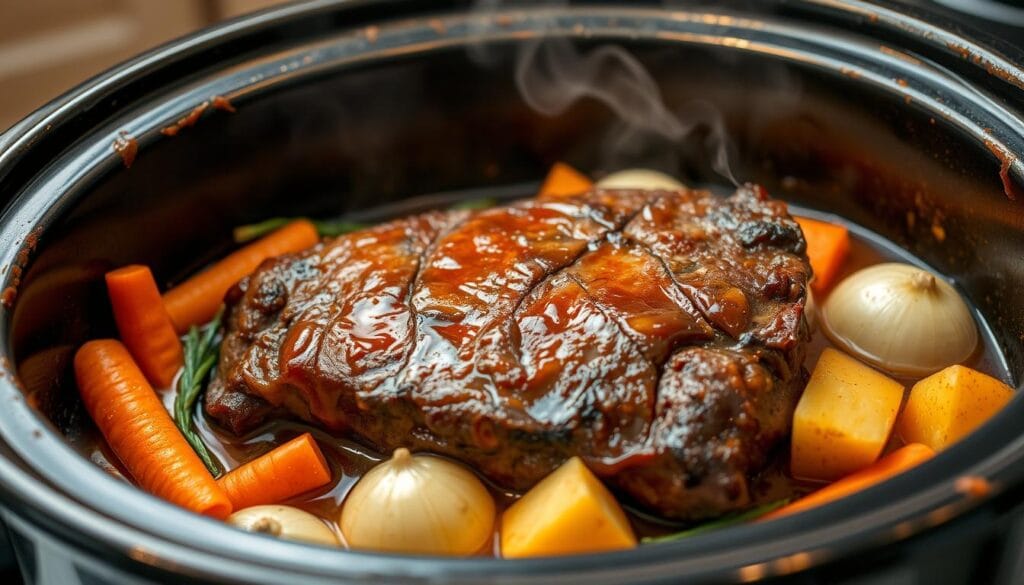 Crock Pot Bucket Steak