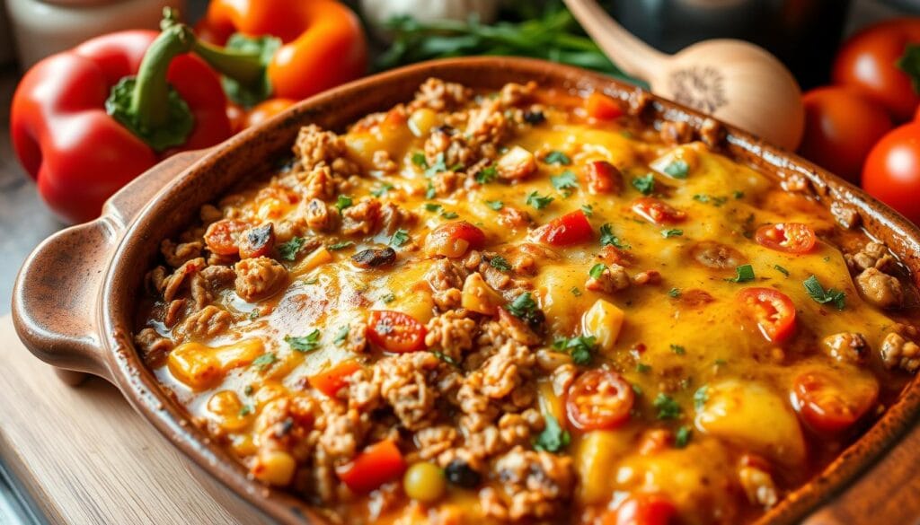 Ground turkey casserole