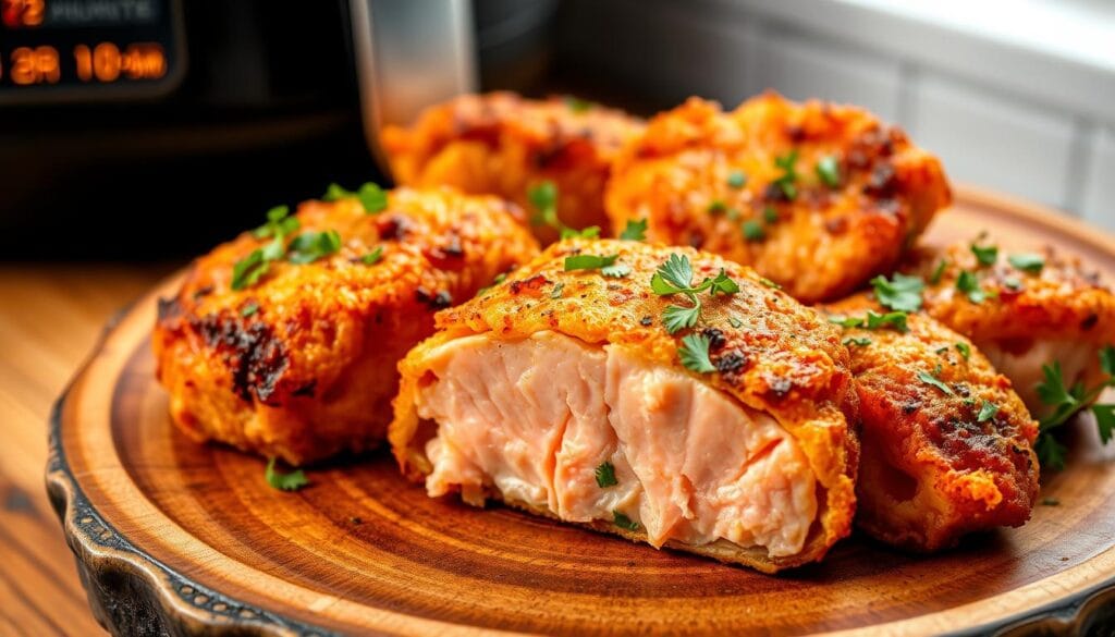 air fryer salmon bites