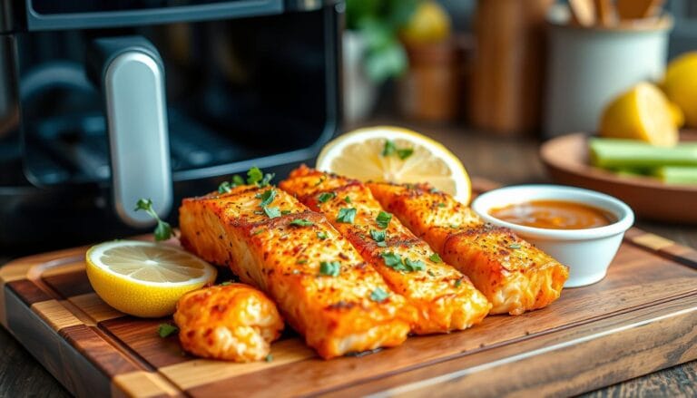 air fryer salmon bites