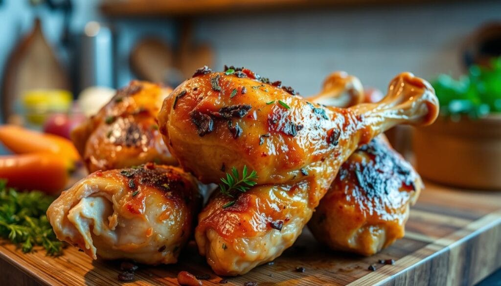 crispy turkey drumsticks