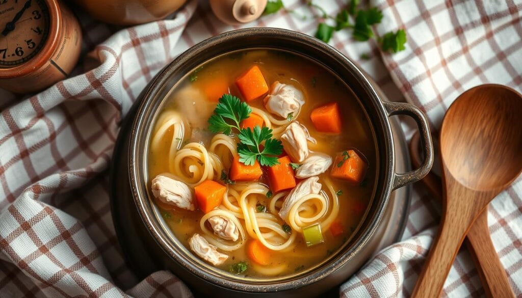 homemade chicken soup