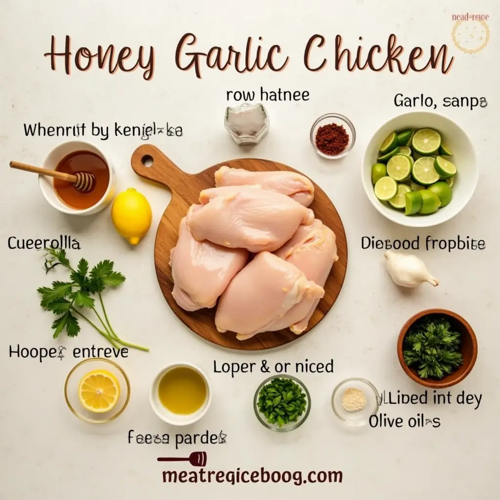  honey garlic chicken 