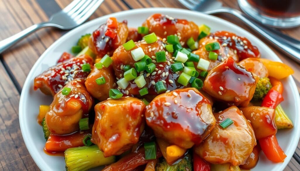  honey garlic chicken 