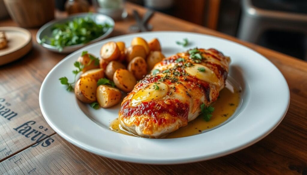 Garlic Parmesan Chicken and Potatoes