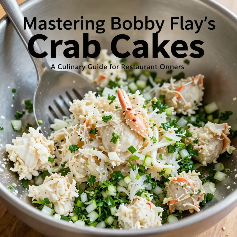 Fresh ingredients come together to create the perfect crab cake mixture.