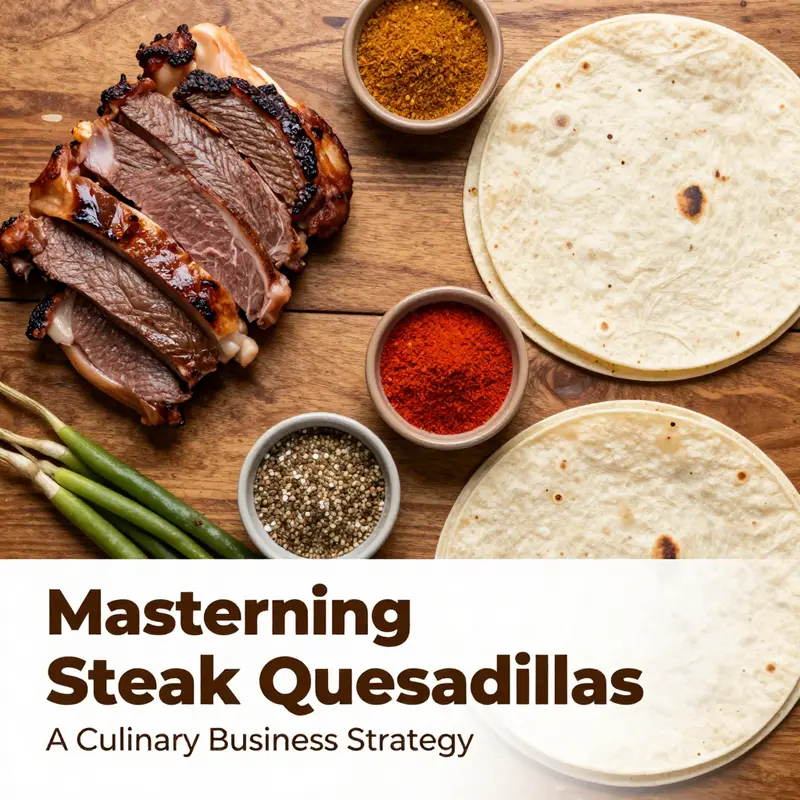 Essential Ingredients for Steak Quesadillas: A Collected Overview.