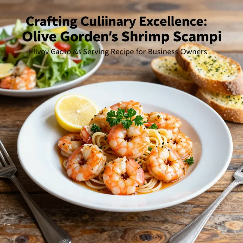 An organized layout of the essential ingredients for the perfect Shrimp Scampi.
