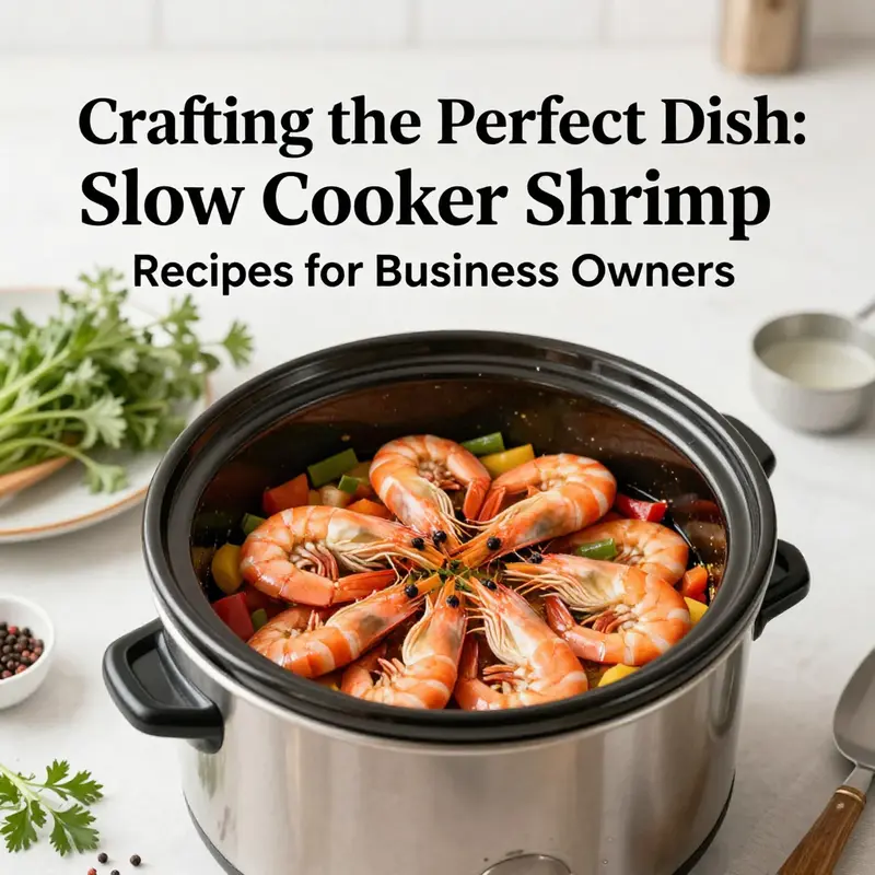 Key techniques to ensure the perfect texture of shrimp when slow cooking.
