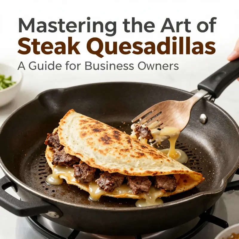 A selection of fresh ingredients essential for crafting perfect steak quesadillas.