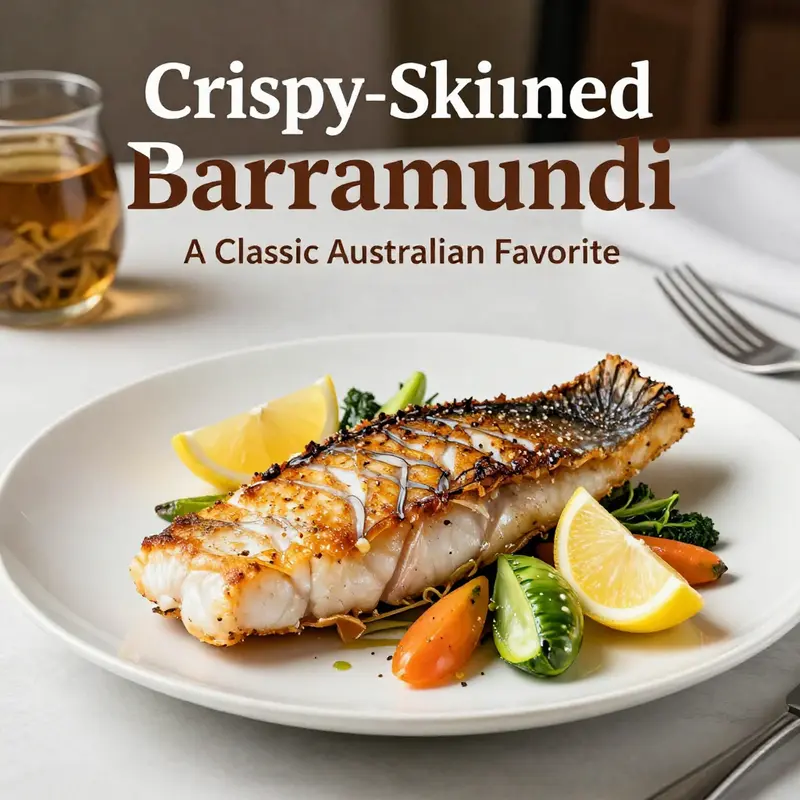 Ah Sam’s Zesty Barramundi presented with fresh herbs and lime, representing the freshness of Thai cuisine.