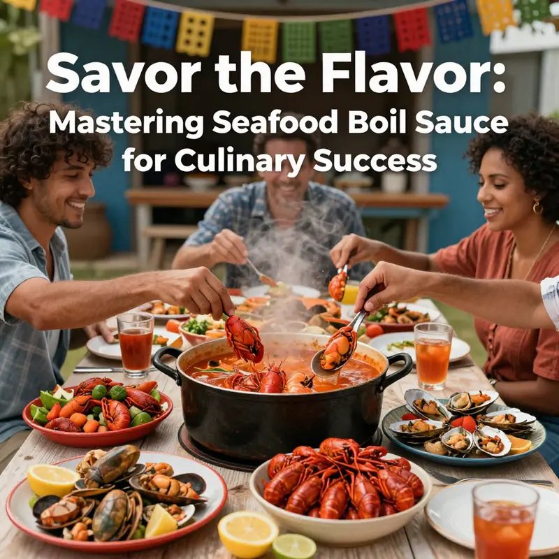 A vibrant display of essential ingredients for homemade seafood boil sauce.