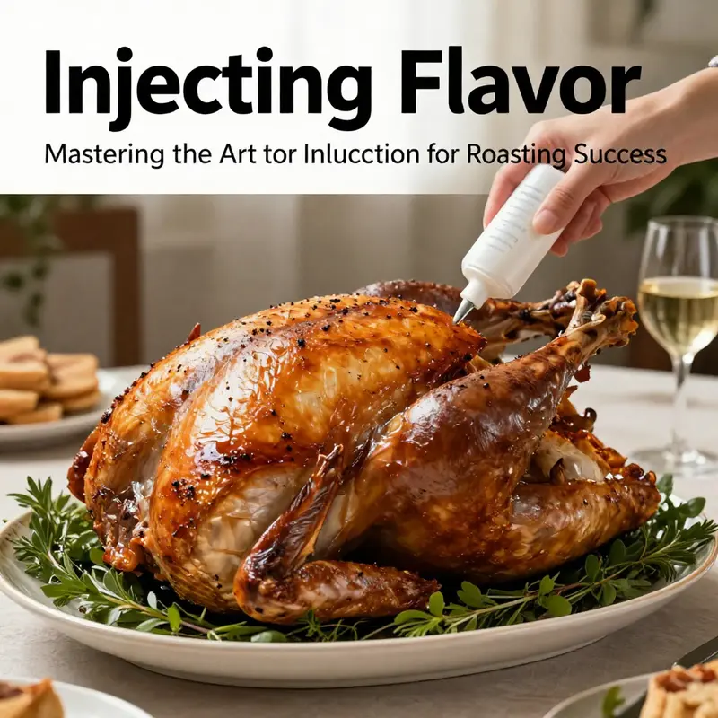 A whole roasted turkey displayed on a festive table, showcasing its appealing, golden-brown appearance.