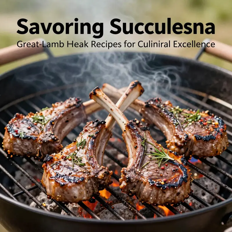 Perfectly grilled loin lamb chops highlight the beauty of simplicity with rich flavors.