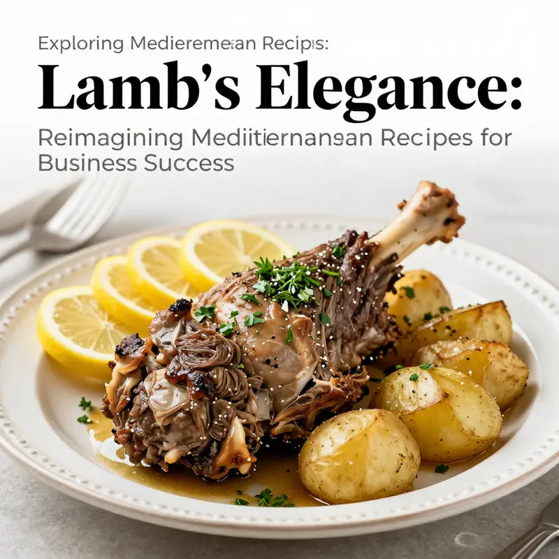 Classic Mediterranean lamb kleftiko showcasing the slow-cooked perfection of lamb infused with traditional flavors.