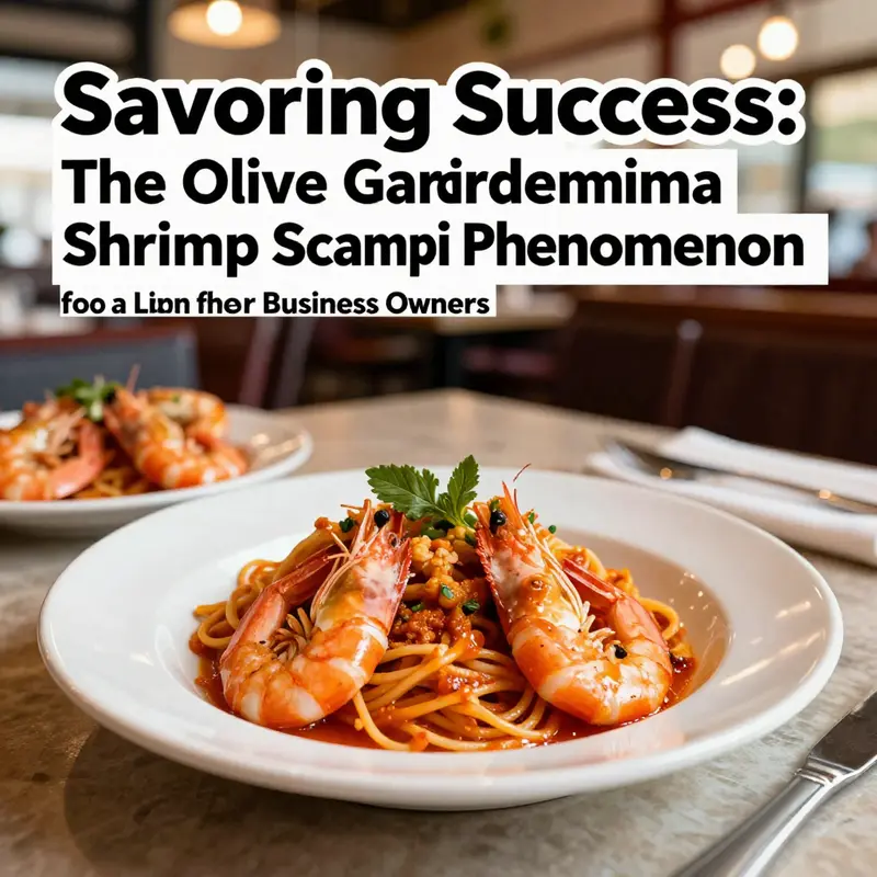 A beautifully plated Shrimp Scampi, capturing the essence of customer satisfaction.