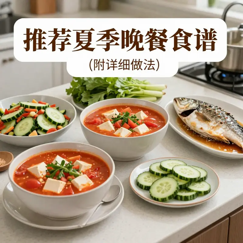 Essential principles for preparing nutritious summer dinners.