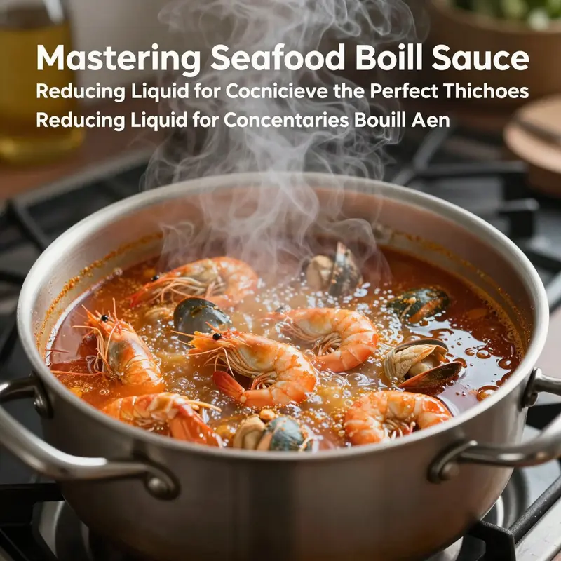 A chef demonstrates the technique of using starch slurry to achieve the desired sauce thickness.