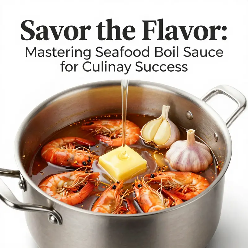 A vibrant display of essential ingredients for homemade seafood boil sauce.