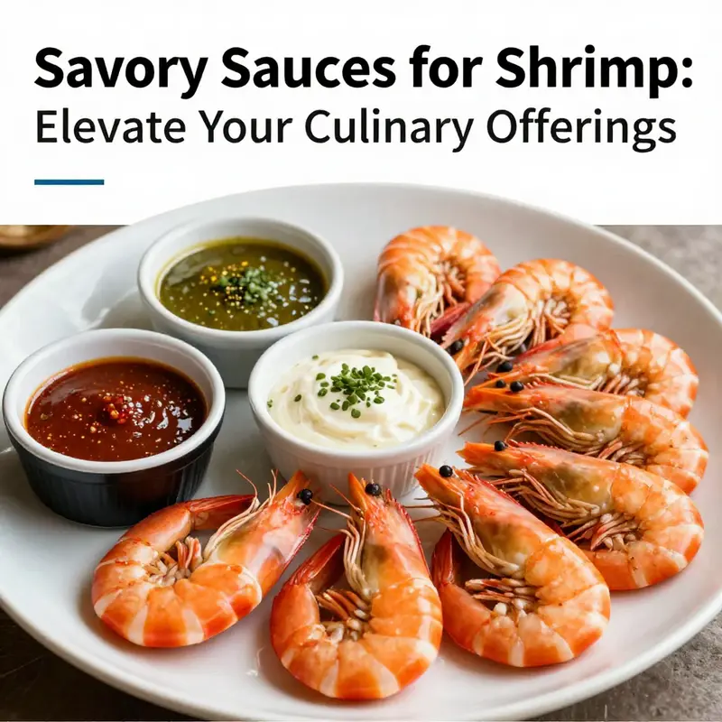 A colorful seafood platter with various shrimp dishes, highlighting the richness of different sauces.