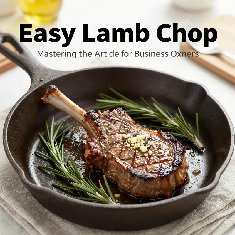 Perfectly seared lamb chops highlighting the critical preparation and cooking techniques that enhance flavor.