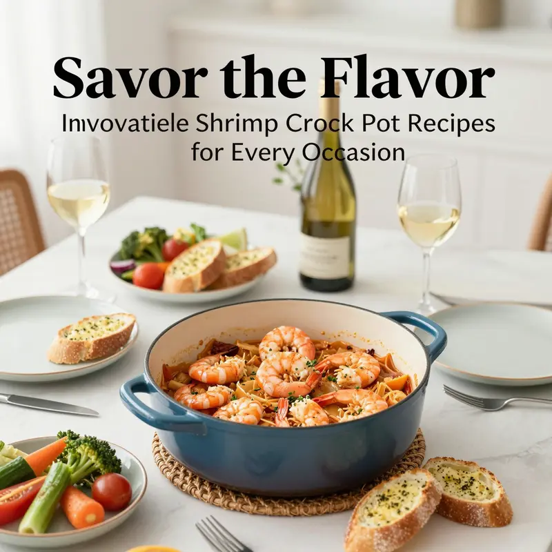 Zesty shrimp taco mixture ready to impress in a crock pot.