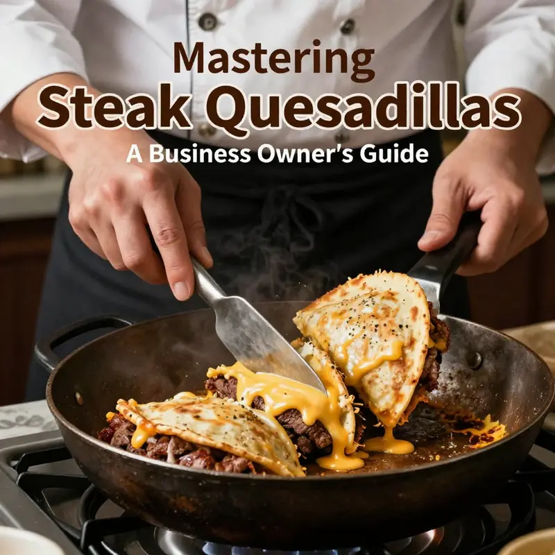 A colorful array of fresh ingredients perfect for making delicious steak quesadillas.