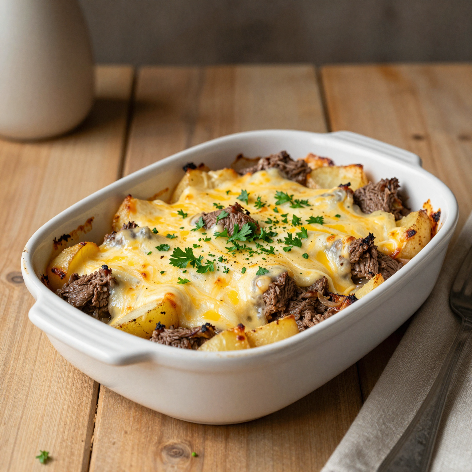 Beef and Potato Casserole