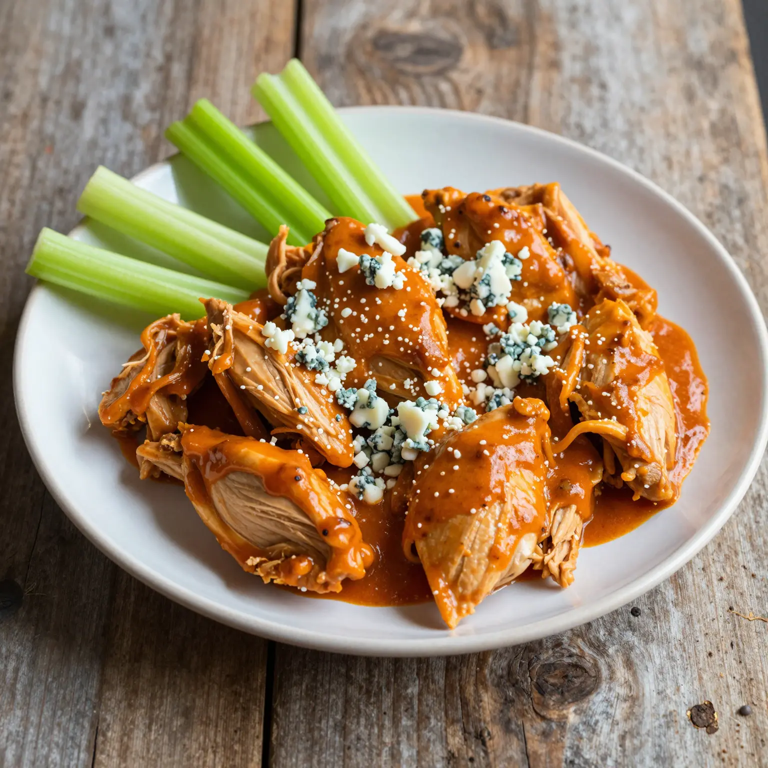 Buffalo Chicken with Canned Chicken