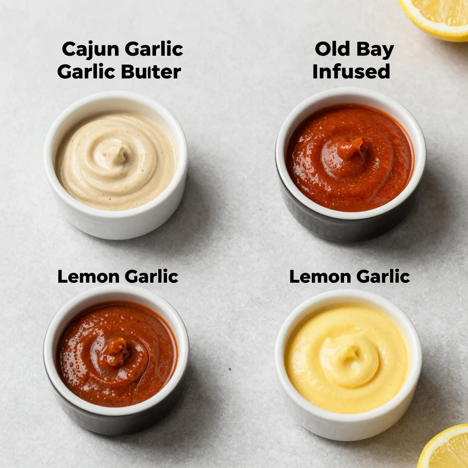 Crab Boil Sauces Comparison